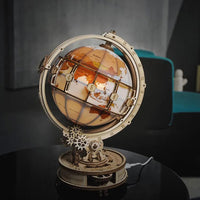 ROKR ROKR Luminous Globe 3D Wooden Puzzle ST003 by LAB7 Malta, Europe