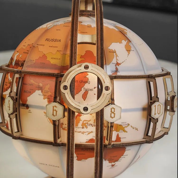 ROKR ROKR Luminous Globe 3D Wooden Puzzle ST003 by LAB7 Malta, Europe