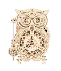 ROKR ROKR 3D Wooden Puzzle Owl Clock Mechanical Gears LK503 by LAB7 Malta, Europe