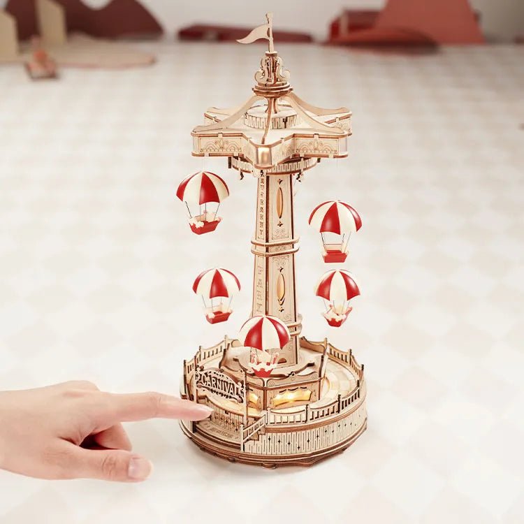 ROKR ROKR 3D Wooden Puzzle Parachute Tower EA01 (Damaged Box) by LAB7 Malta, Europe