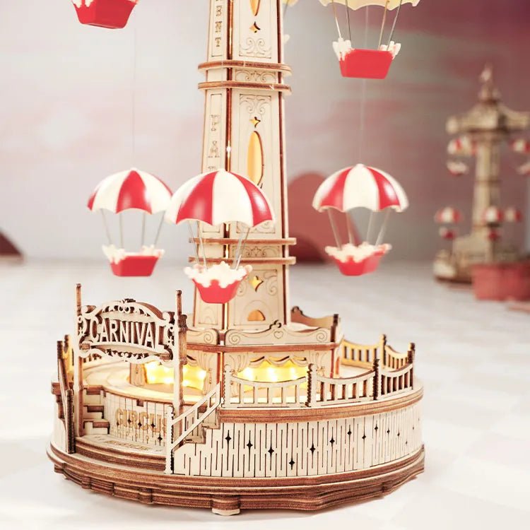 ROKR ROKR 3D Wooden Puzzle Parachute Tower EA01 (Damaged Box) by LAB7 Malta, Europe