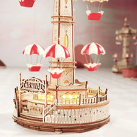 ROKR ROKR 3D Wooden Puzzle Parachute Tower EA01 (Damaged Box) by LAB7 Malta, Europe