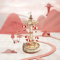 ROKR ROKR 3D Wooden Puzzle Parachute Tower EA01 (Damaged Box) by LAB7 Malta, Europe