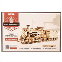 ROKR ROKR 3D Wooden Puzzle Prime Steam Express MC501 by LAB7 Malta, Europe