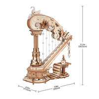 ROKR ROKR Magic Harp Music Box 3D Wooden Puzzle AMK71 by LAB7 Malta, Europe