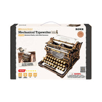 ROKR ROKR Mechanical Typewriter 3D Wooden Puzzle LK703B (Classic Version) by LAB7 Malta, Europe