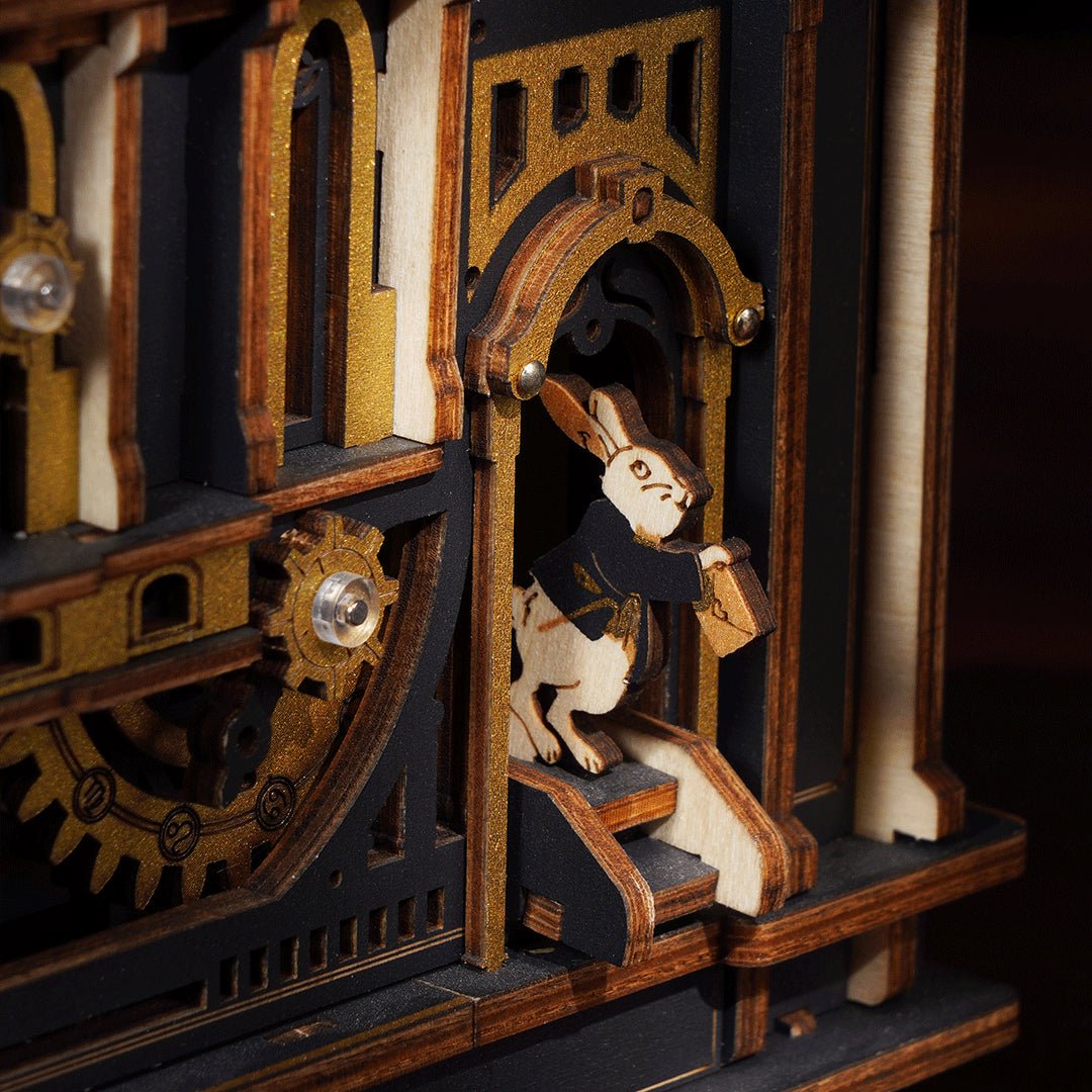 ROKR ROKR Mechanical Typewriter 3D Wooden Puzzle LK703B (Classic Version) by LAB7 Malta, Europe