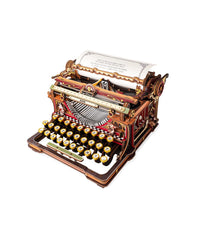 ROKR ROKR Mechanical Typewriter Wooden 3D Puzzle LK703C (Magic Version) by LAB7 Malta, Europe