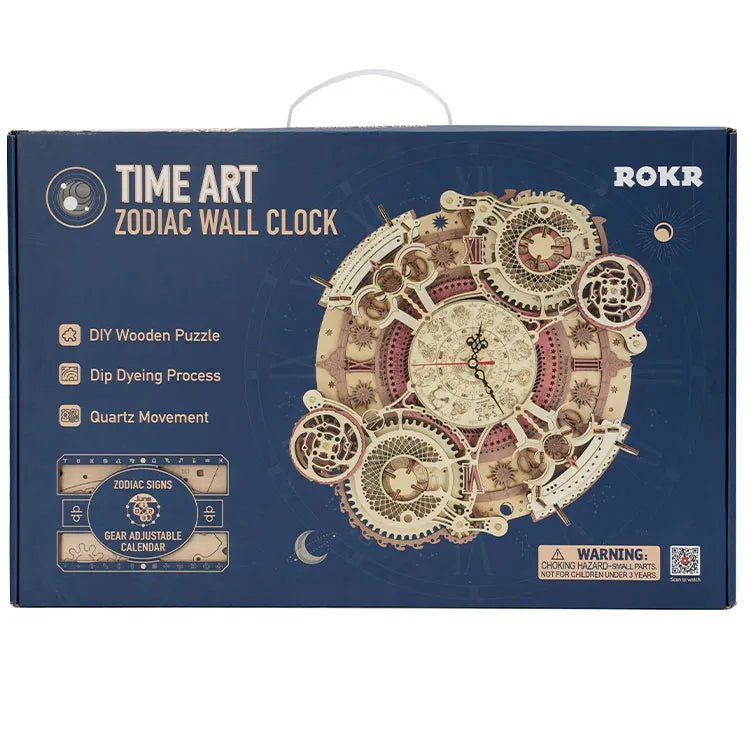ROKR ROKR Zodiac Wall Clock 3D Wooden Puzzle LC601 by LAB7 Malta, Europe