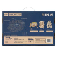 ROKR ROKR Zodiac Wall Clock 3D Wooden Puzzle LC601 by LAB7 Malta, Europe