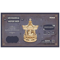 ROKR ROKR 3D Wooden Puzzle Romantic Carousel AMK62 by LAB7 Malta, Europe
