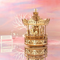 ROKR ROKR 3D Wooden Puzzle Romantic Carousel AMK62 by LAB7 Malta, Europe