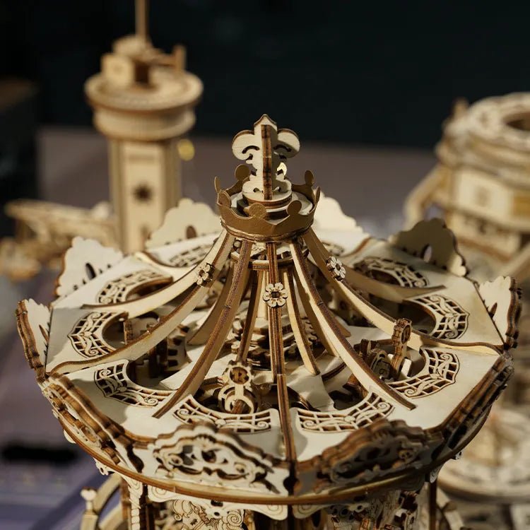 ROKR ROKR 3D Wooden Puzzle Romantic Carousel AMK62 by LAB7 Malta, Europe