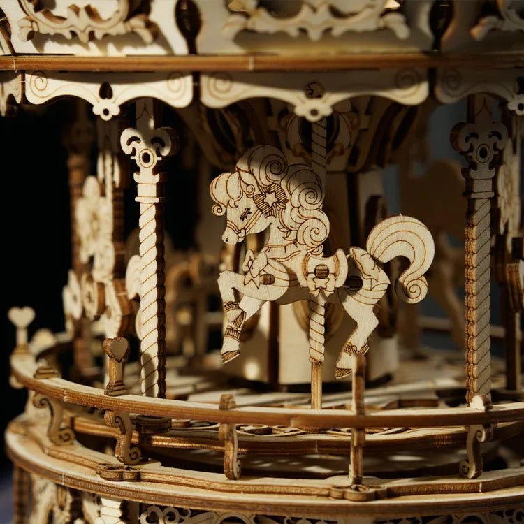 ROKR ROKR 3D Wooden Puzzle Romantic Carousel AMK62 by LAB7 Malta, Europe
