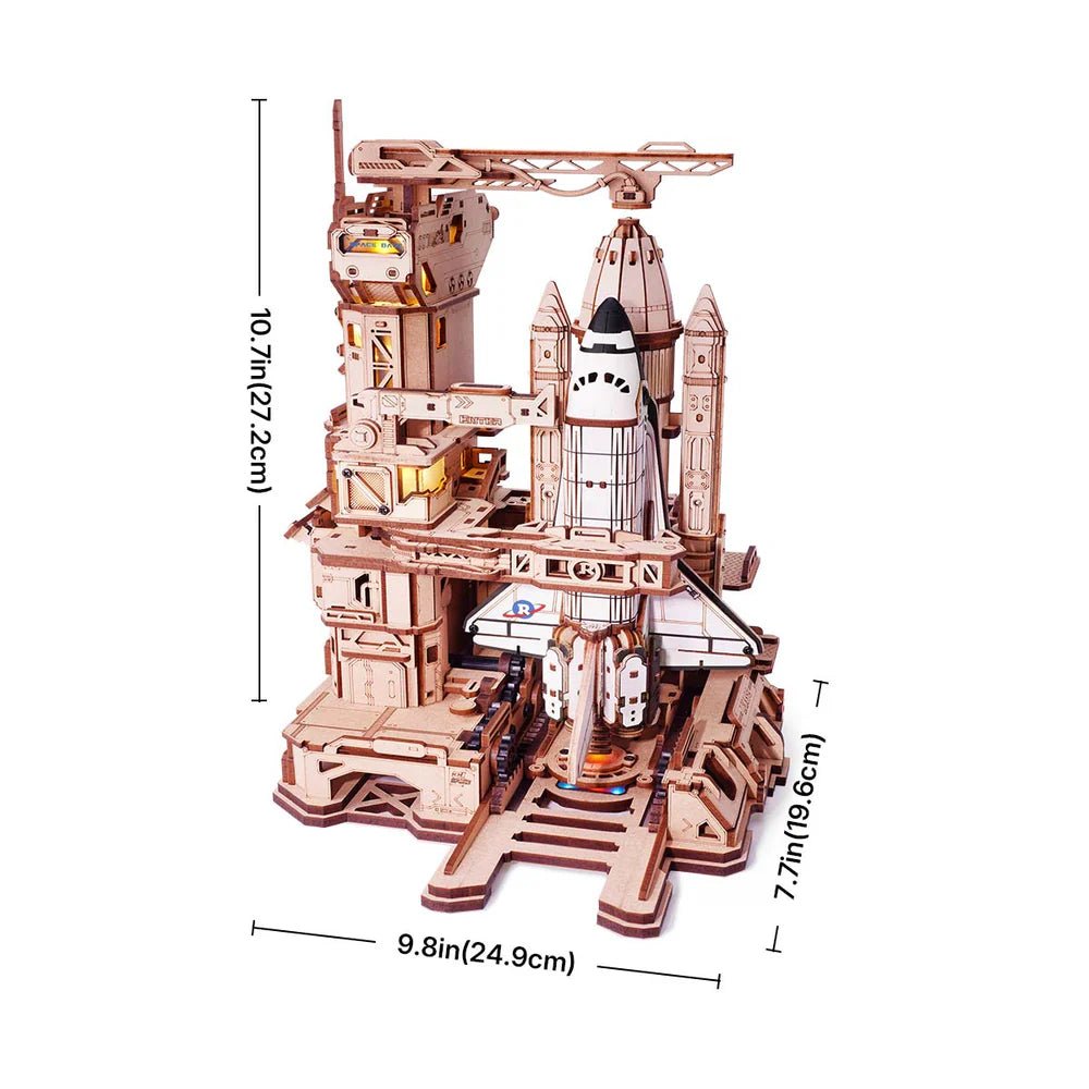 ROKR Space Shuttle 3D Wooden Puzzle LKA02 by LAB7 Malta, Europe
