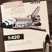 ROKR Space Shuttle 3D Wooden Puzzle LKA02 by LAB7 Malta, Europe