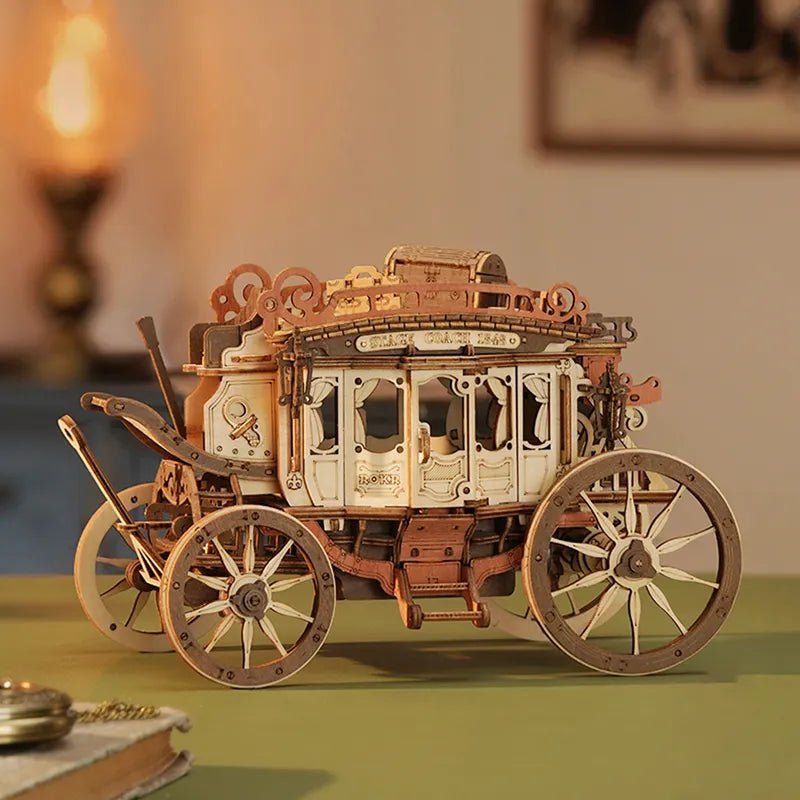 ROKR ROKR Stagecoach Mechanical Music Box 3D Wooden Puzzle AMKA1 by LAB7 Malta, Europe