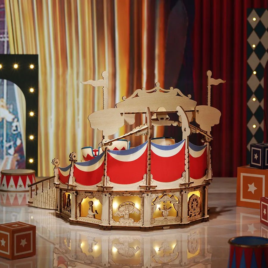ROKR ROKR 3D Wooden Puzzle Tilt - A - Whirl DIY Music Box EA04 by LAB7 Malta, Europe