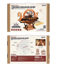 ROKR ROKR Viking Dragon Ship LK802 – Mechanical 3D Wooden Puzzle Model by LAB7 Malta, Europe