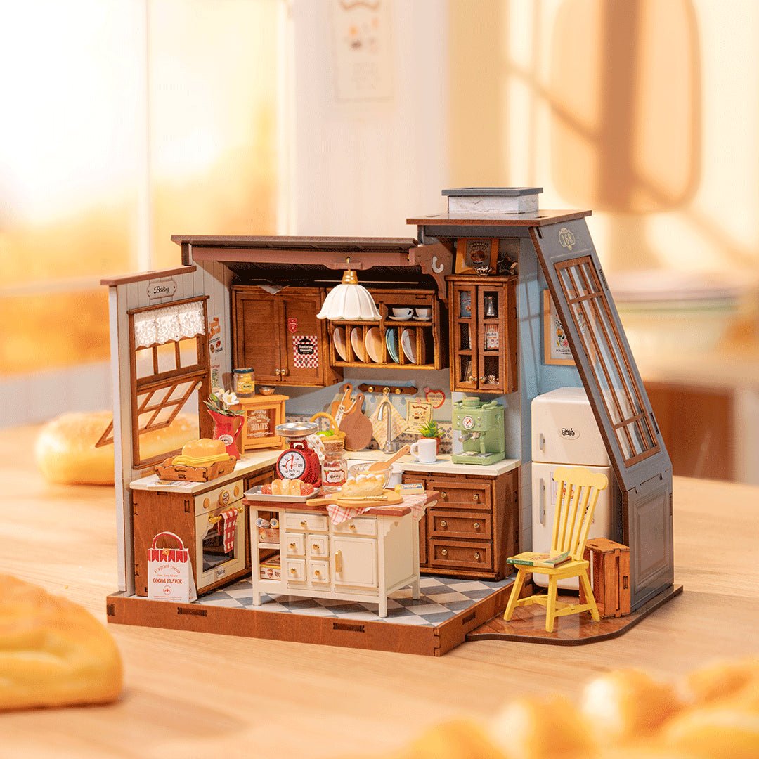 Rolife Baking Kitchen DG172 – DIY Miniature Vintage Bakery House Kit in Malta | LAB7