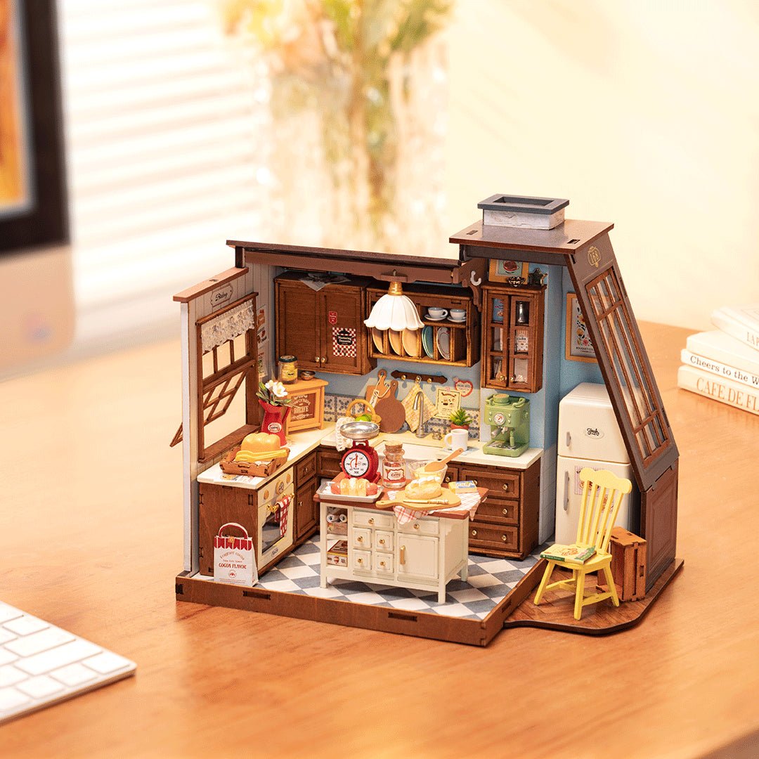 Rolife Baking Kitchen DG172 – DIY Miniature Vintage Bakery House Kit in Malta | LAB7