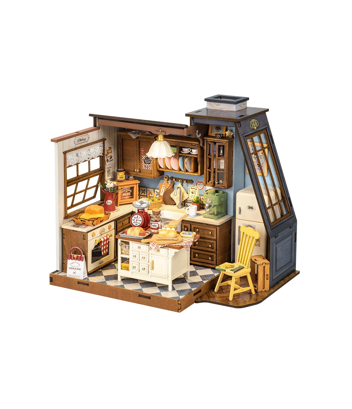 Rolife Baking Kitchen DG172 – DIY Miniature Vintage Bakery House Kit in Malta | LAB7