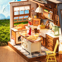 Rolife Rolife Baking Kitchen DG172 – DIY Miniature Vintage Bakery House Kit by LAB7 Malta, Europe