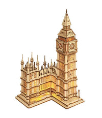 Rolife Rolife 3D Wooden Puzzle Big Ben With Lights TG507 by LAB7 Malta, Europe