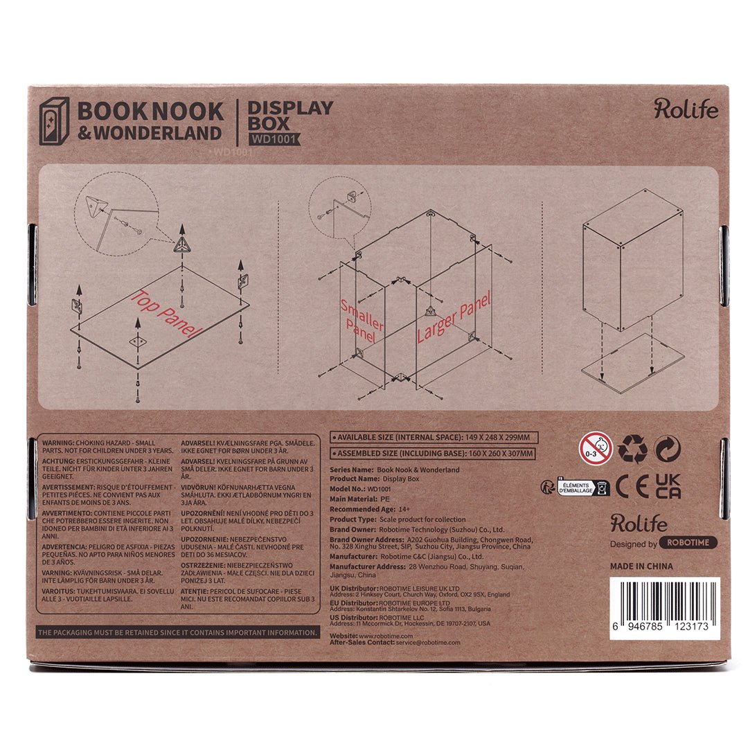 Rolife Book Nook Dust Cover WD1001 by LAB7 Malta, Europe