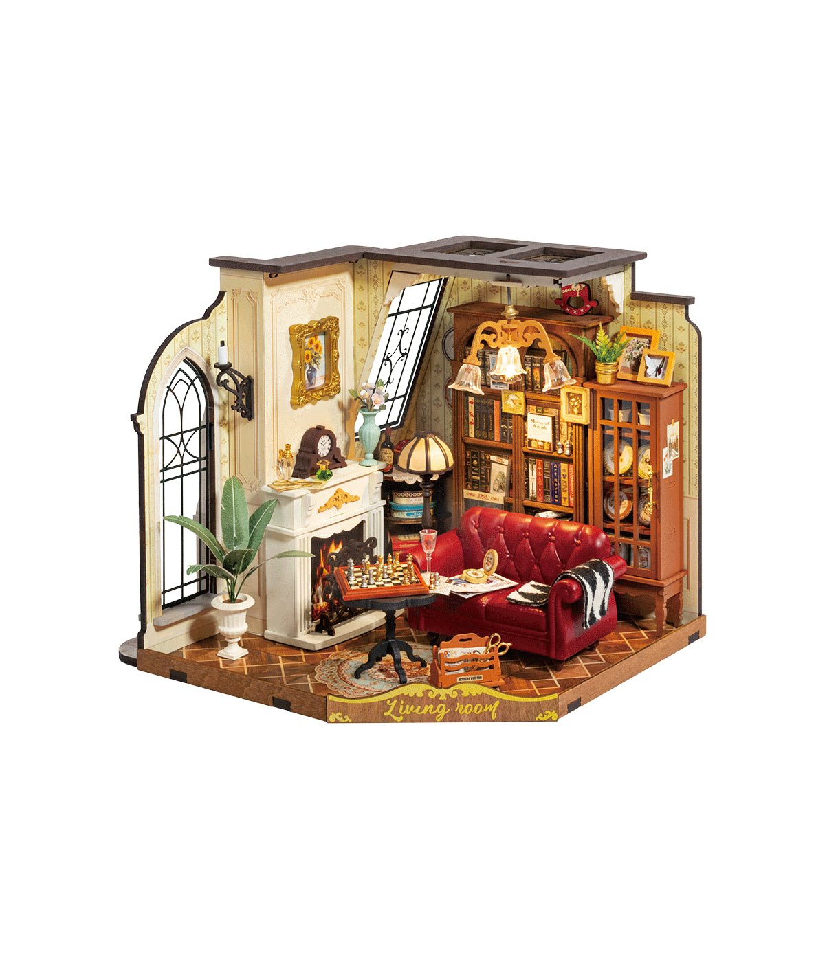 Rolife Rolife Catherine’s Living Room DG175 – DIY Miniature Living Room Kit by LAB7 Malta, Europe