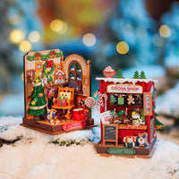 Rolife Rolife Christmas Fireplace DIY Miniature House Kit DS041 by LAB7 Malta, Europe