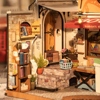 Rolife Rolife Corner Bookstore DG164 – DIY Miniature Outdoor Bookshop House by LAB7 Malta, Europe