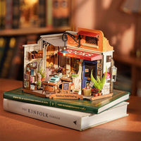 Rolife Rolife Corner Bookstore DG164 – DIY Miniature Outdoor Bookshop House by LAB7 Malta, Europe