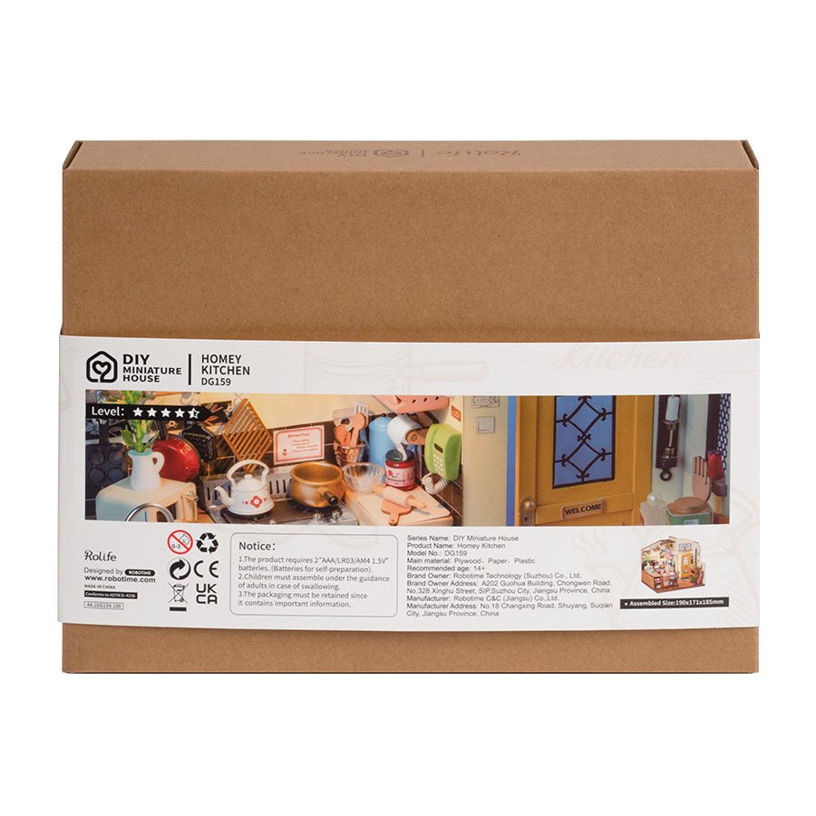Rolife Rolife DIY Miniature House Cozy Kitchen DG159 by LAB7 Malta, Europe