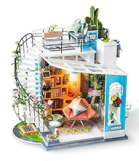 Rolife Rolife Dora’s Loft DG12 – DIY Miniature Duplex Apartment Dollhouse Kit by LAB7 Malta, Europe