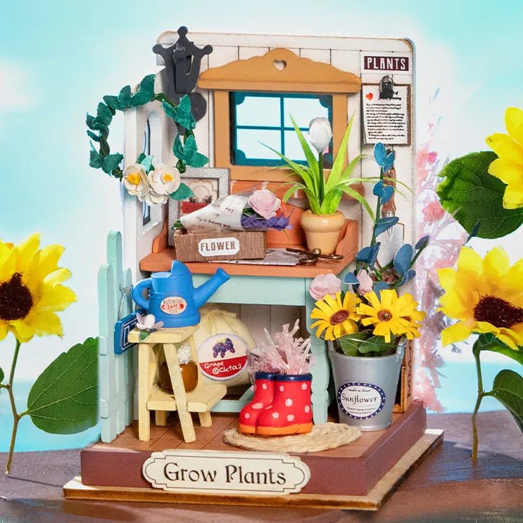 Rolife Rolife Dreaming Terrace Garden DS030 – DIY Miniature Flower Room Kit by LAB7 Malta, Europe