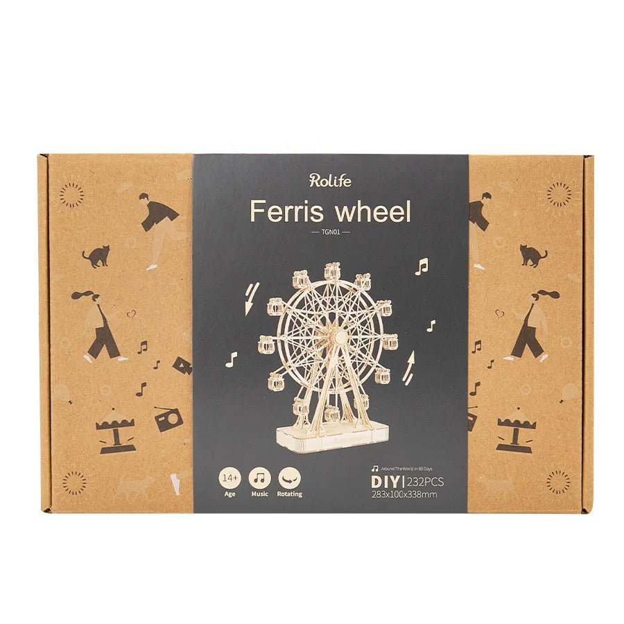Rolife Rolife Ferris Wheel 3D Wooden Puzzle Music Box – TGN01 by LAB7 Malta, Europe