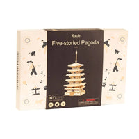 Rolife Rolife DIY 3D Wooden Puzzle Five - storied Pagoda TGN02 by LAB7 Malta, Europe