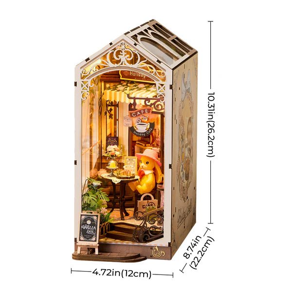 Rolife Holiday Cafe DIY Book Nook Shelf Insert TGB15 by LAB7 Malta, Europe