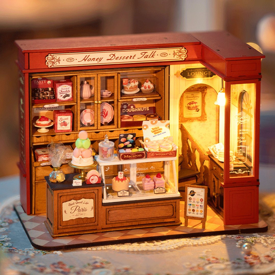 Rolife Rolife Honey Dessert Talk DG168 – DIY French Pâtisserie Miniature House by LAB7 Malta, Europe