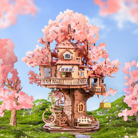 Rolife Rolife Sakura Tree House DIY Wooden 3D Puzzle TGS04 by LAB7 Malta, Europe