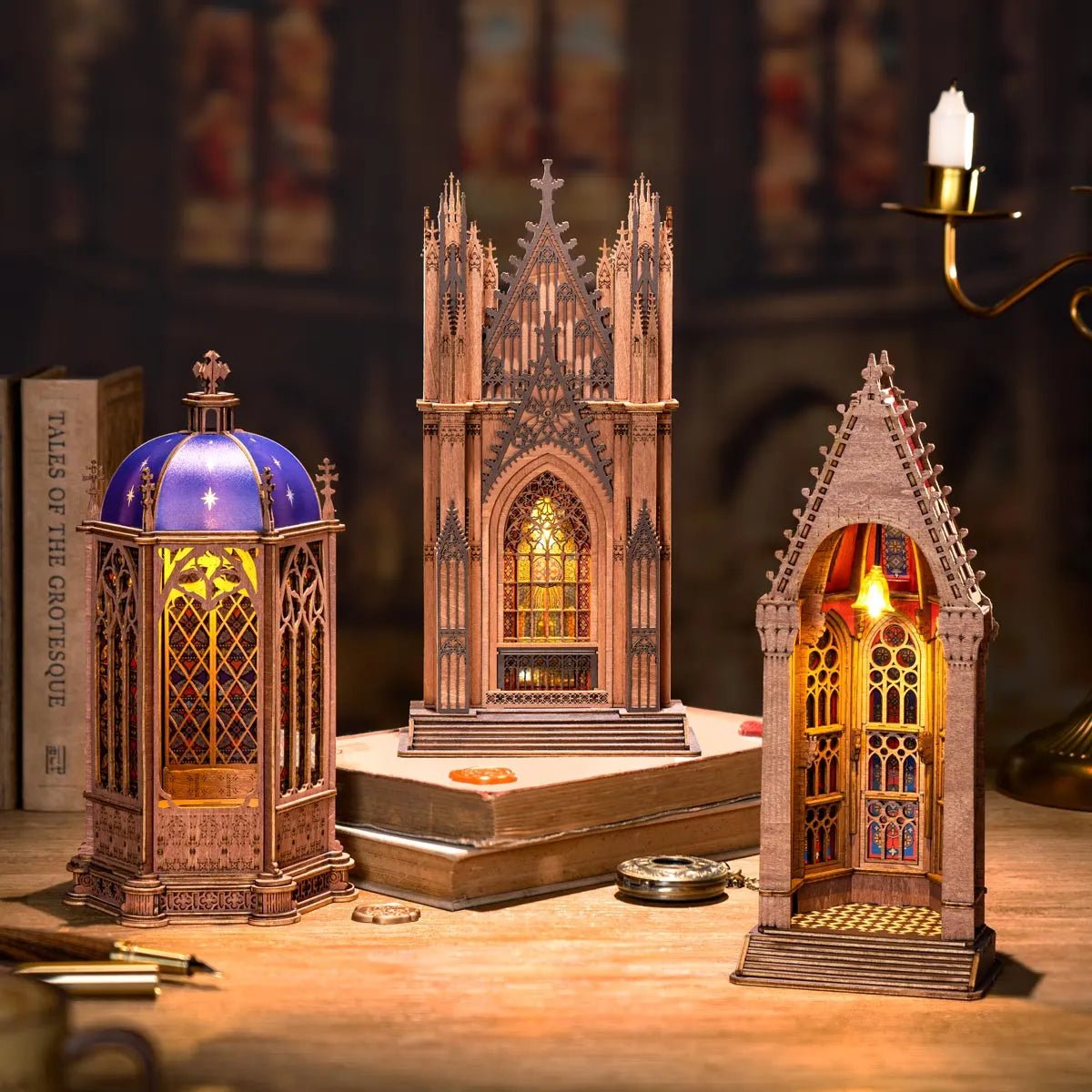Rolife Rolife Starry Dome Cathedral DIY 3D Wooden Puzzle TGA02 by LAB7 Malta, Europe