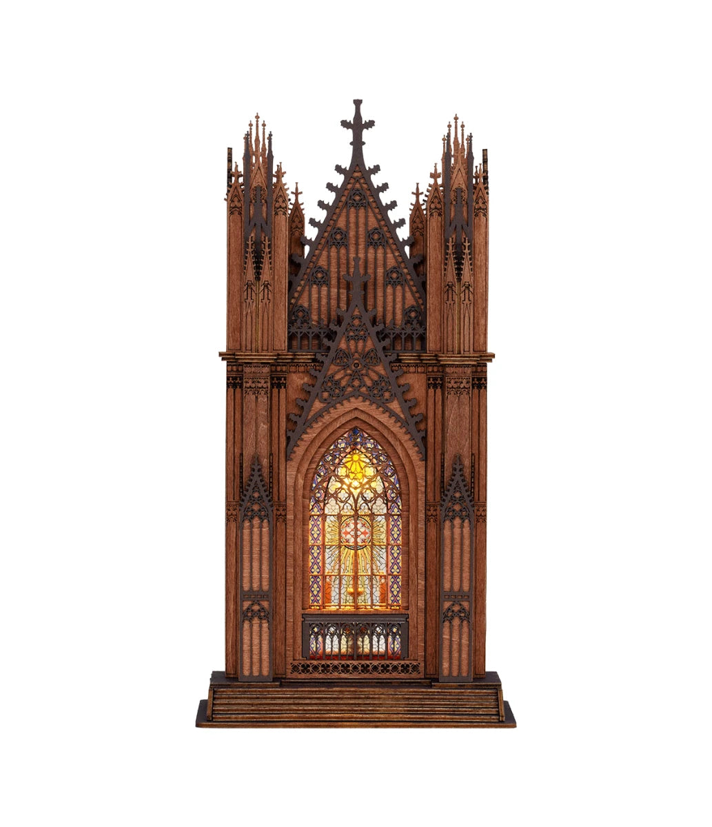 Rolife Rolife Twin - Tower Cathedral DIY 3D Wooden Puzzle TGA01 by LAB7 Malta, Europe
