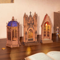 Rolife Rolife Twin - Tower Cathedral DIY 3D Wooden Puzzle TGA01 by LAB7 Malta, Europe
