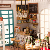 Rolife Rolife Simon’s Coffee DG109 – DIY Miniature Café Dollhouse Kit by LAB7 Malta, Europe