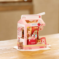 Rolife Rolife DIY Miniature House Kit Strawberry Milk Box DS034 by LAB7 Malta, Europe