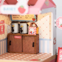 Rolife Rolife DIY Miniature House Kit Strawberry Milk Box DS034 by LAB7 Malta, Europe