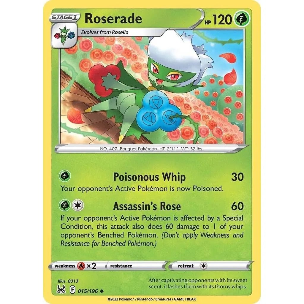 Roserade (015/196) (SWSH11: Lost Origin) in Malta | LAB7