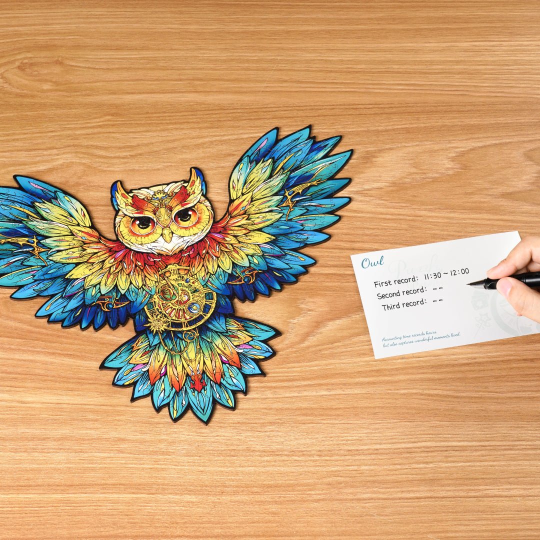 Rowood Rowood Wooden Jigsaw Puzzle Owl Flower TA004 by LAB7 Malta, Europe