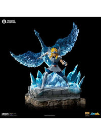 Iron Studios Saint Seiya Deluxe BDS Art Scale Statue 1/10 Cygnus Hyoga 27 cm by LAB7 Malta, Europe